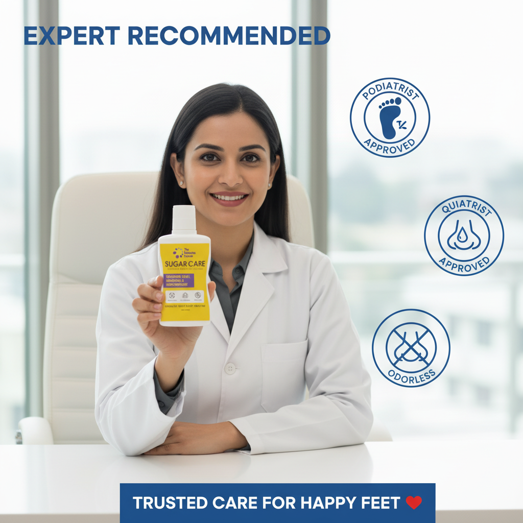 Doctor at Desk Presenting Sugar Care